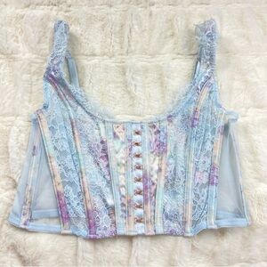 New! Victoria's Secret Dream Angels Pale Pastel Lace Corset Bra Top 22819